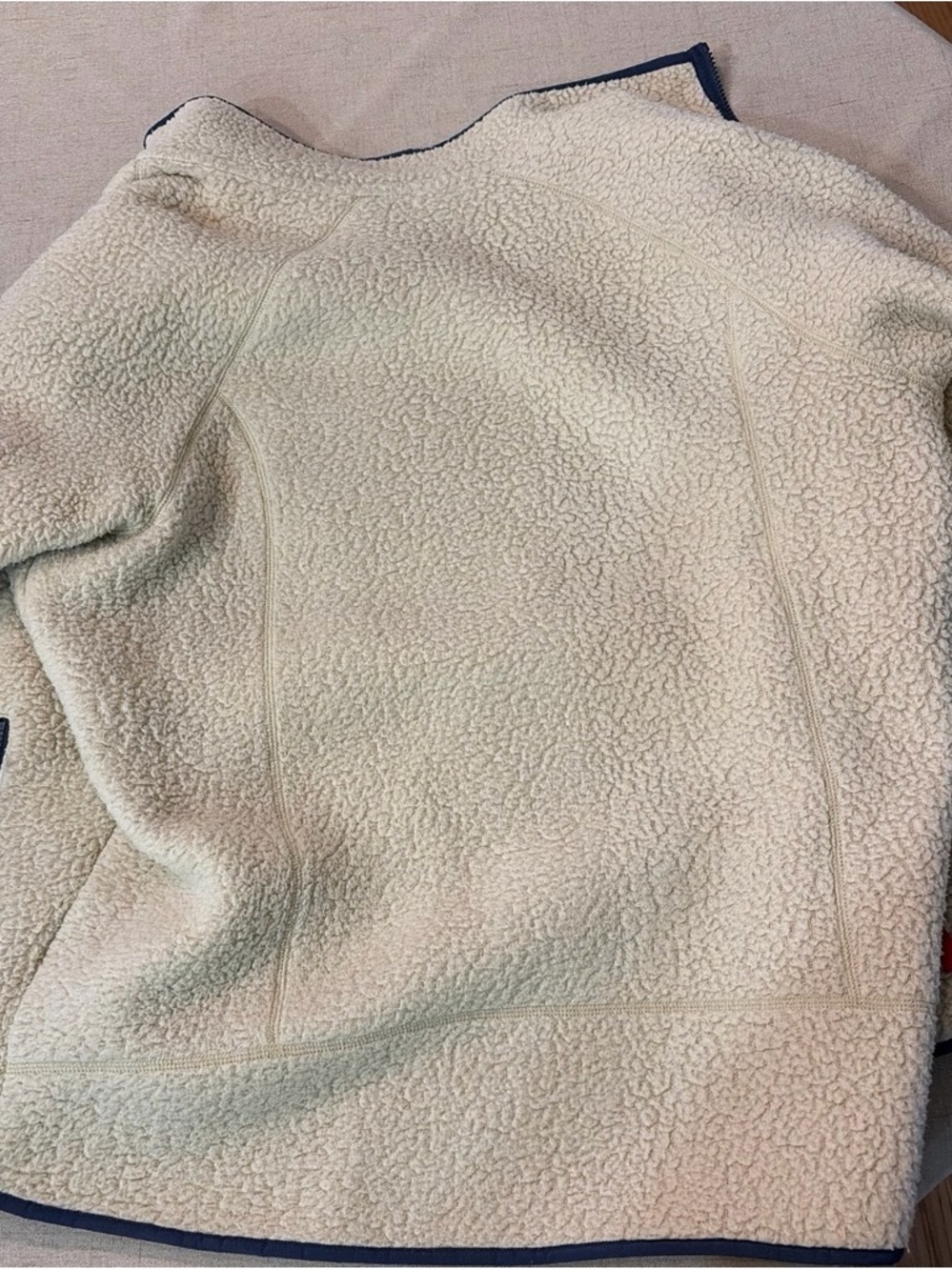 Cozy Cream Sherpa Sweater - men